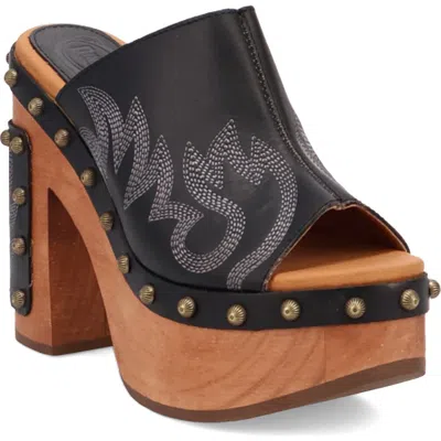 Dingo Free Spirit Platform Slide Sandal