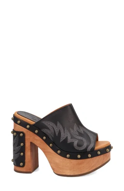 Dingo Free Spirit Platform Slide Sandal