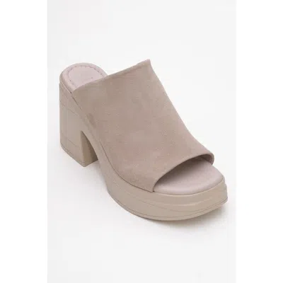 Forever & Always Shoes Nola Leather Platform Mules
