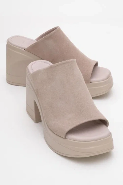 Forever & Always Shoes Nola Leather Platform Mules