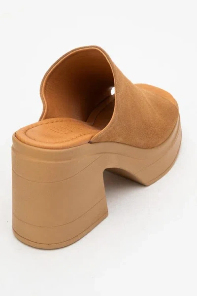 Forever & Always Shoes Nola Leather Platform Mules