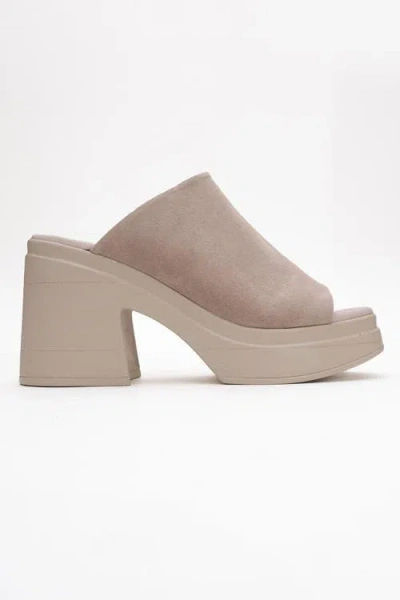 Forever & Always Shoes Nola Leather Platform Mules