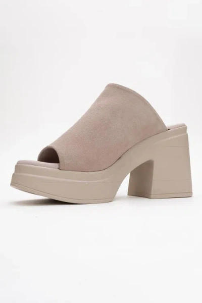 Forever & Always Shoes Nola Leather Platform Mules