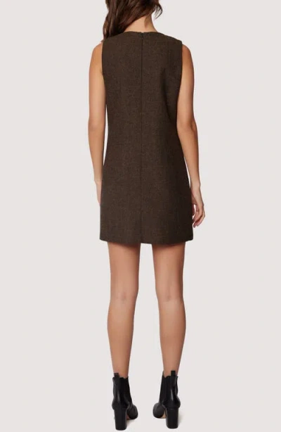 Lost + Wander Delfina Herringbone Shift Minidress