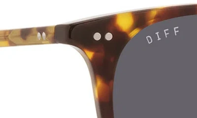 Diff Maxwell Xl 52mm Polarized Square Sunglasses In Brown