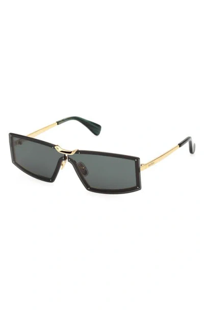 Max Mara 68mm Oversize Rectangular Sunglasses