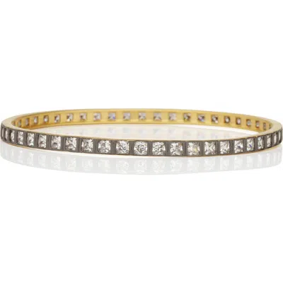 Freida Rothman Square Radiance Cubic Zirconia Bangle