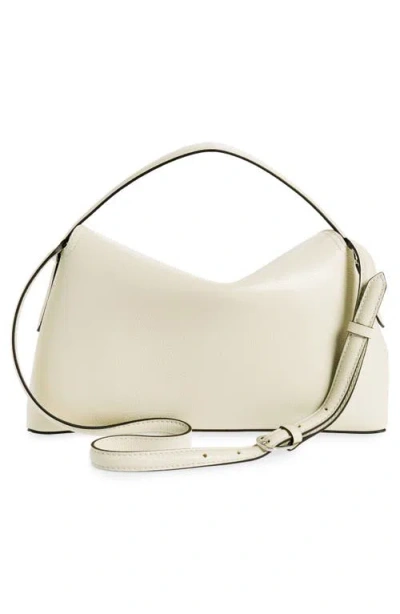 Totême Toteme T-lock Curved Leather Shoulder Bag