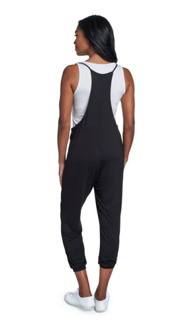 Everly Grey Brandi During & After Maternity/nursing Romper In Black