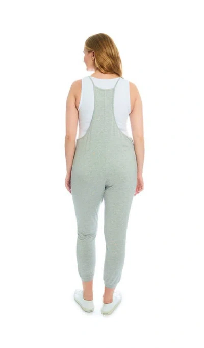Everly Grey Brandi Maternity/nursing Romper In Green