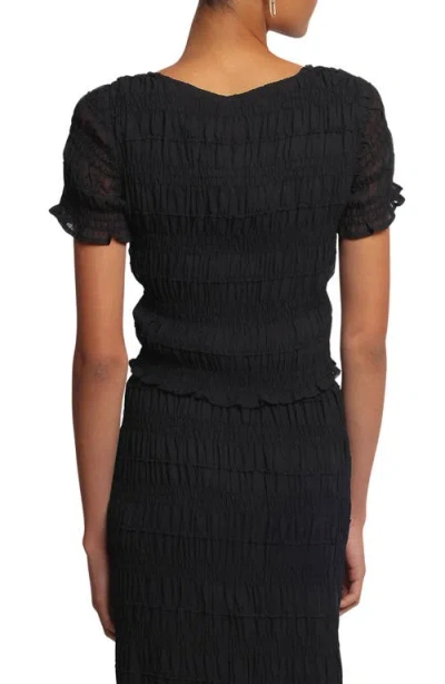 Petal And Pup Petal & Pup Valana Smock Top In Black