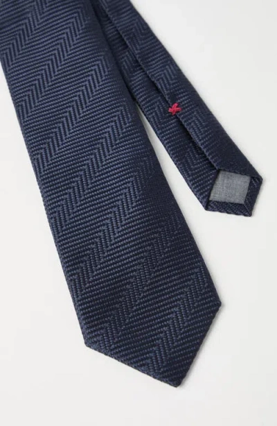 Brunello Cucinelli Herringbone Silk Tie