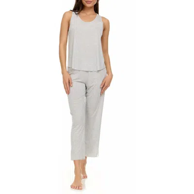 Flora Nikrooz Linda Lace Trim Tank Crop Pajamas