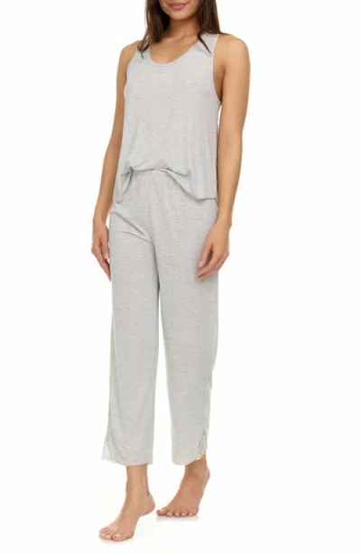 Flora Nikrooz Linda Lace Trim Tank Crop Pajamas