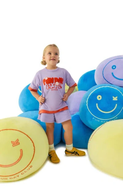 Cotton On Kids Kid's Poppy Oversize Graphic Print Tee In Purple