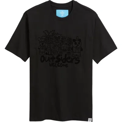 Vic Garcia World Outsiders Welcome Graphic T-shirt