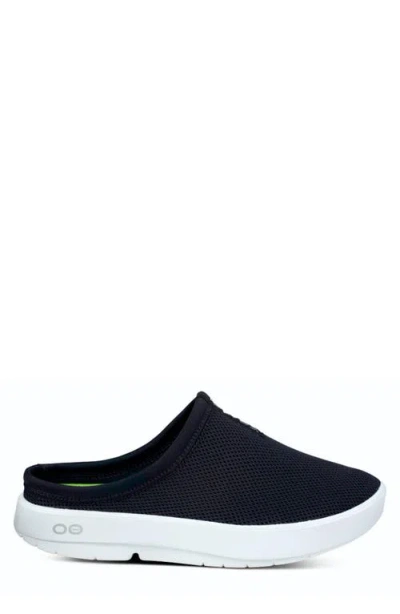 Oofos Oocoozie Sport Workhorse Recovery Mule In Black