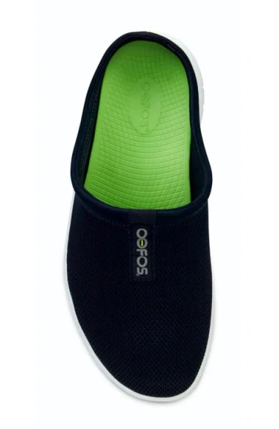 Oofos Oocoozie Sport Workhorse Recovery Mule In Black
