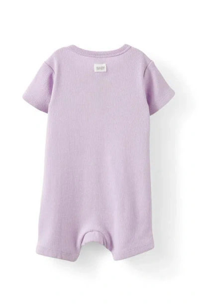 Cotton On Kids The Billie Short Sleeve Zip Romper In Pink