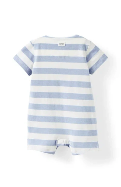 Cotton On Kids The Billie Short Sleeve Zip Romper In White