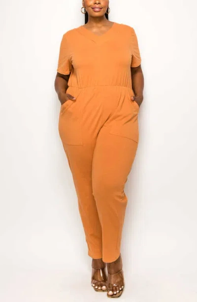 L I V D Gineva Pocket V-neck Jumpsuit