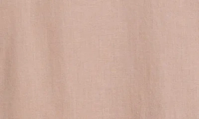 Ag Wesley Linen & Cotton Button-up Shirt In Pink