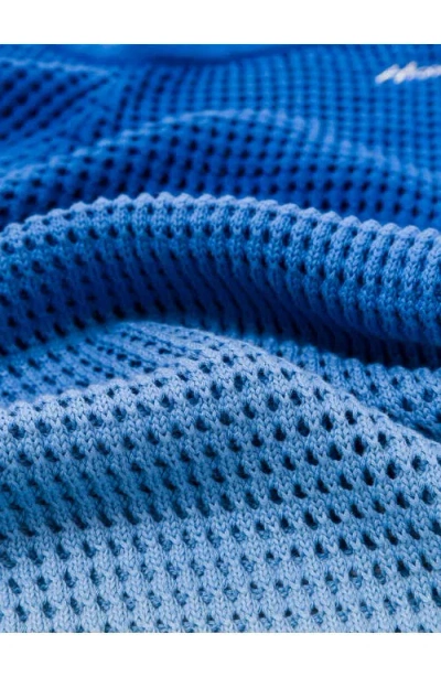 Honor The Gift Ombré Open Stitch Pants In Blue