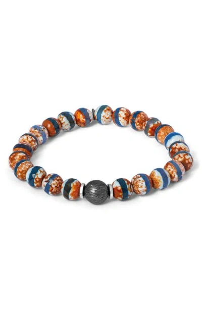 Tateossian Lhasa Graffiato Beaded Bracelet