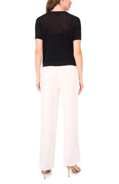 Halogenr Halogen(r) Short Sleeve Button-up Sweater