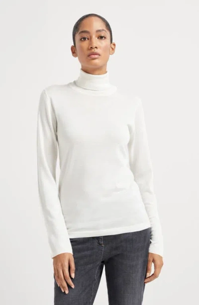 Brunello Cucinelli Lightweight Sweater In White