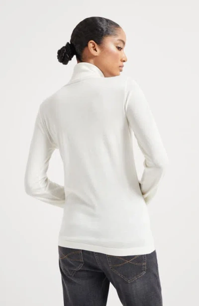 Brunello Cucinelli Lightweight Sweater In White