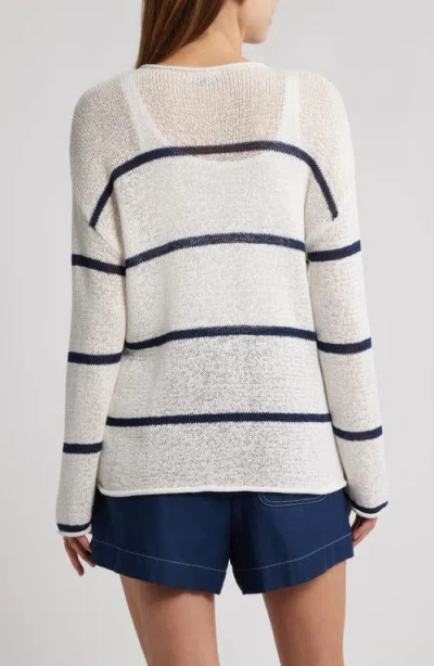 Rails Evangeline Stripe Boat Neck Sweater In Multi