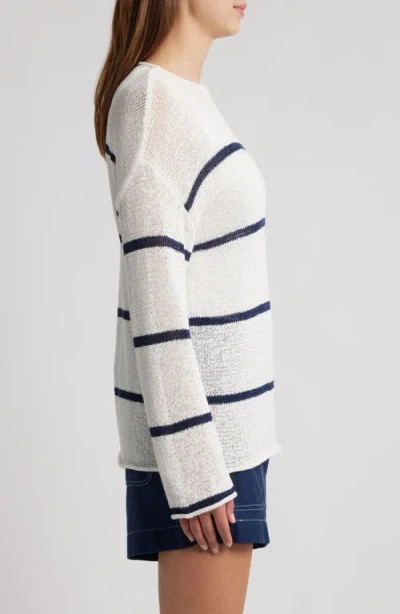 Rails Evangeline Stripe Boat Neck Sweater In Multi