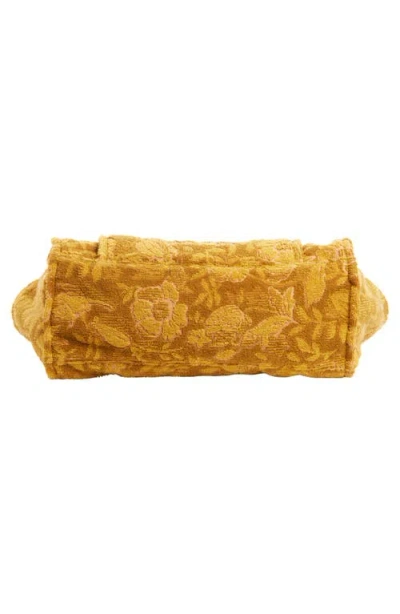 Chloé Womens Gold Khaki Large Plage Jacquard-terry Tote Bag