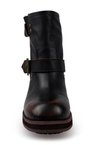 Candies Candie's Rissa Lug Sole Moto Bootie In Brown