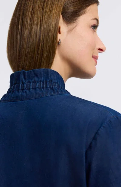 Foxcroft Carolina Long Sleeve Denim Shirt
