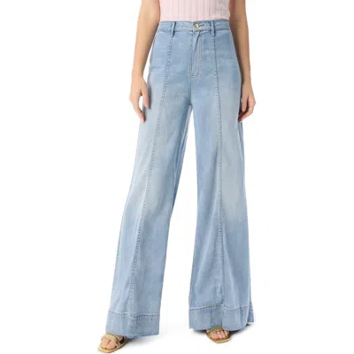 Dee Ocleppo Tabitha Seamed Wide Leg Jeans