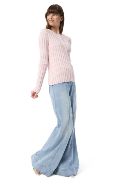 Dee Ocleppo Tabitha Seamed Wide Leg Jeans