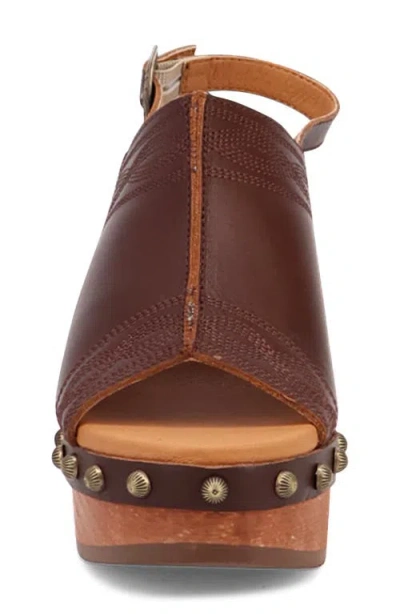 Dingo Clover Slingback Platform Sandal