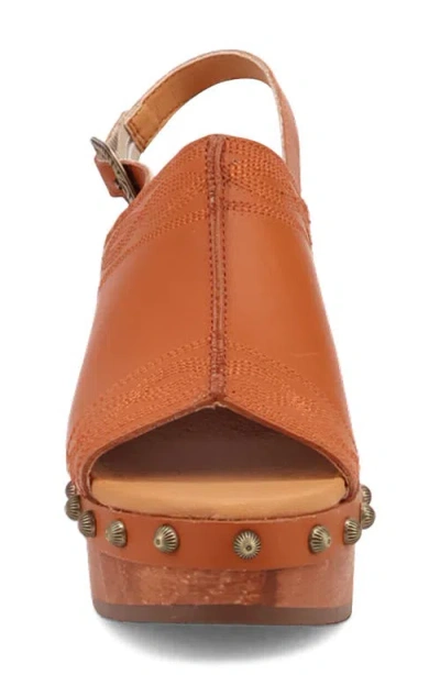 Dingo Clover Slingback Platform Sandal
