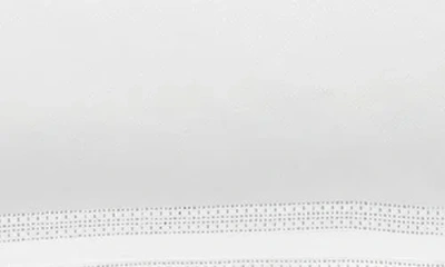 Matouk Lace Piqué Cotton Euro Sham In White
