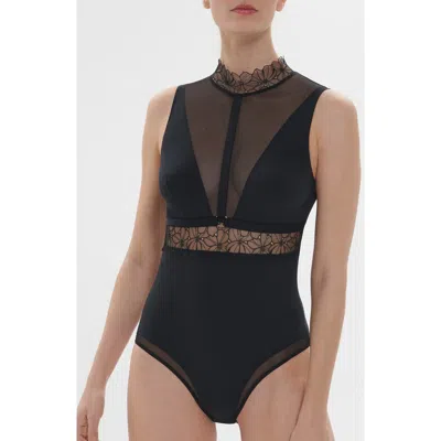 Simone Perele Jeanne Tulle Lace Bodysuit