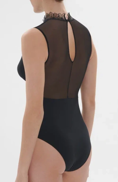Simone Perele Jeanne Tulle Lace Bodysuit