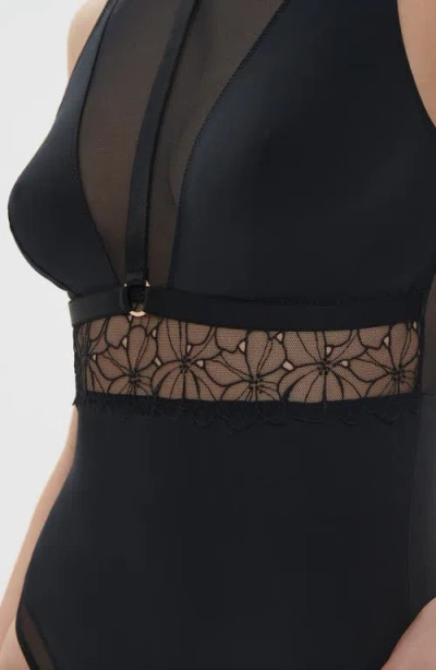 Simone Perele Jeanne Tulle Lace Bodysuit