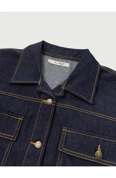 Honor The Gift Oversize Carpenter Jacket In Blue