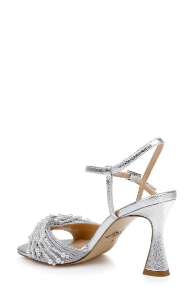 Jewel Badgley Mischka Women's Fanny Dress Sandals In Silver