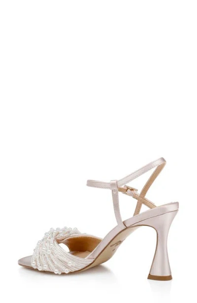 Jewel Badgley Mischka Fanny Ankle Strap Sandal In Gold