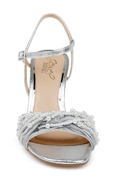 Jewel Badgley Mischka Women's Fanny Dress Sandals In Silver