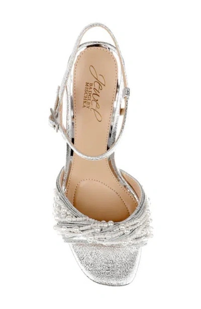 Jewel Badgley Mischka Women's Fanny Dress Sandals In Silver