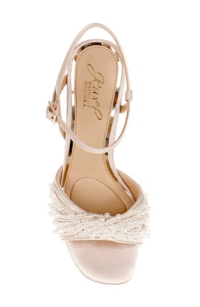 Jewel Badgley Mischka Fanny Ankle Strap Sandal In Gold